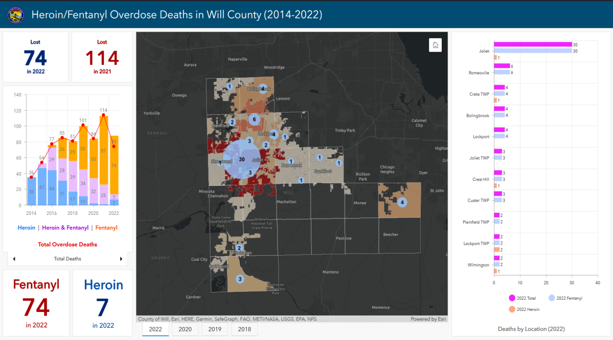 Opioid Overdose Map